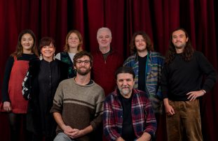 A photograph of the O'Dowds, Grennans, and Cathy Jordan