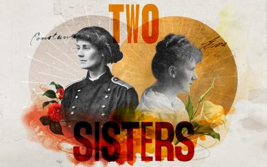 Gore Booth sisters, each looking in a different direction