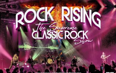 Rock band on a stage 