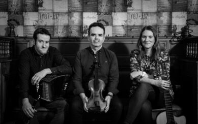 Black and White photo of three musicians