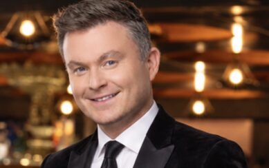 Man wearing a black suit 