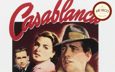 Film poster of classic movie Casablanca