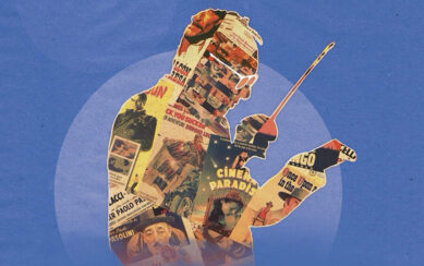 Graphic of music composer 