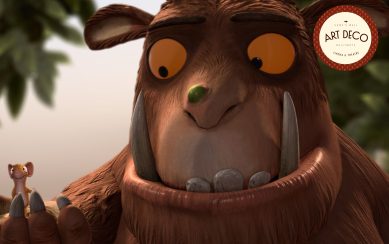 a cartoon picture of the Gruffalo