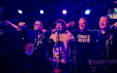 Rogue Mahone band on stage 