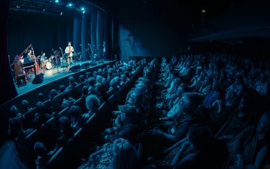 SJP Allstars on stage at Hawk's Well Theatre