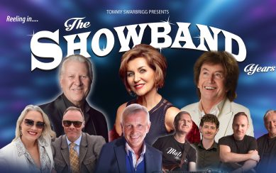 Graphic of bandmembers faces for Showband band 