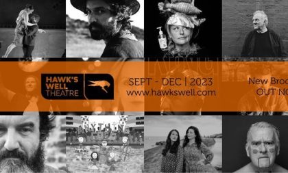 A collage of performers from Hawk's Well Theatre's September to December programme.