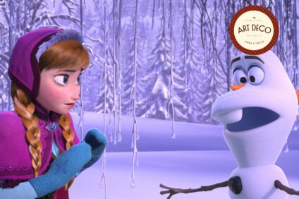 Frozen Sing A Long art deco