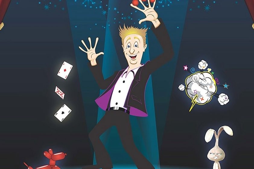 Illustration of magician