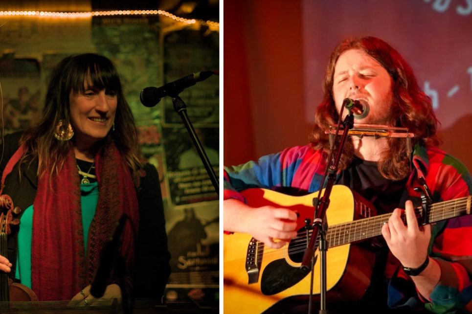Photographs of Dee Armstrong and Stephen O'Dowd