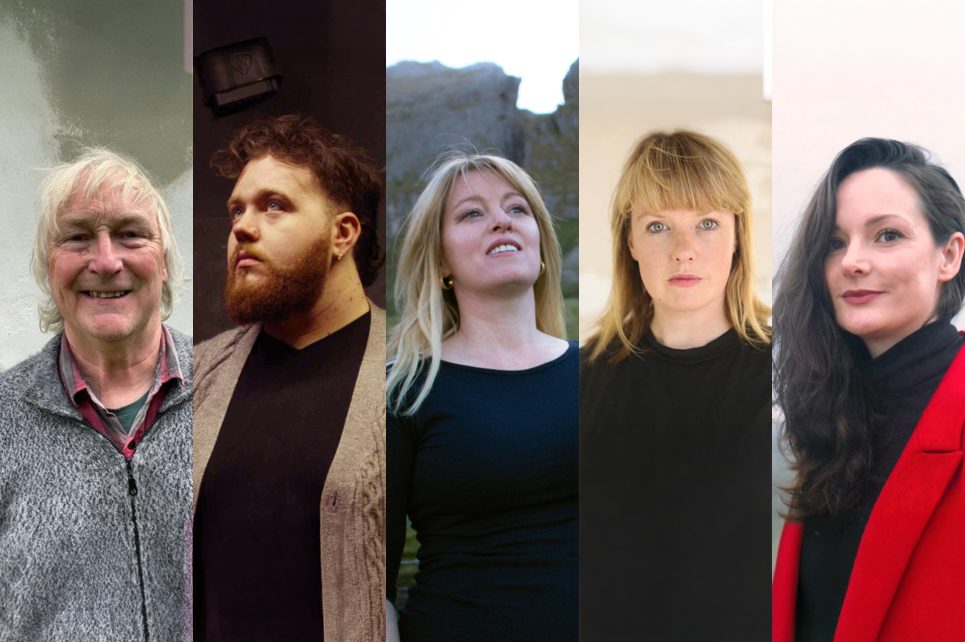 A collage of portrait photographs of Week at the Well participants