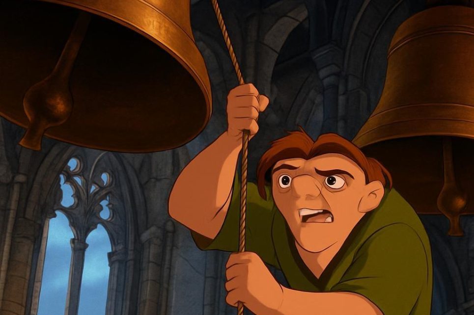 a cartoon image of The Hunchback