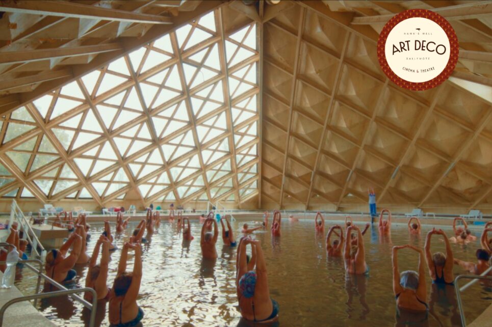 People in a swimming pool