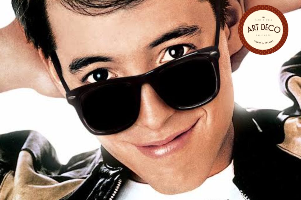 Ferris Bueller wearing sunglasses 