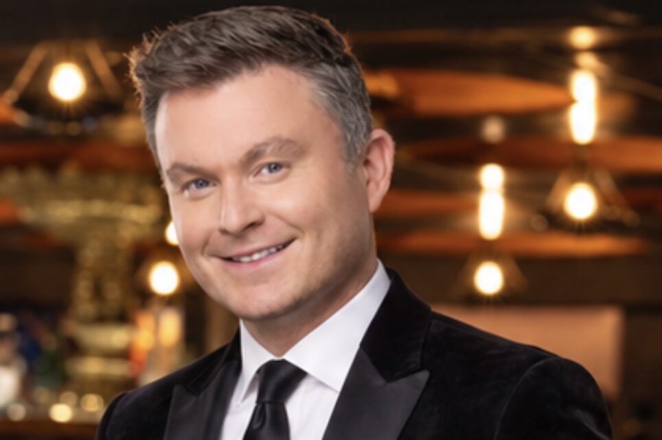Man wearing a black suit