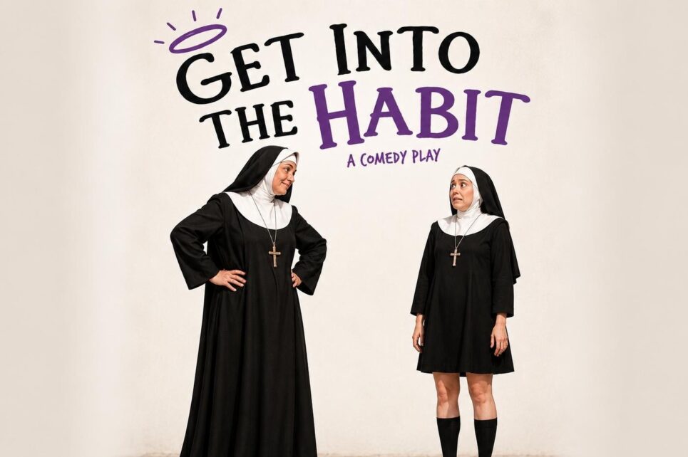 Two nuns standing side by side 