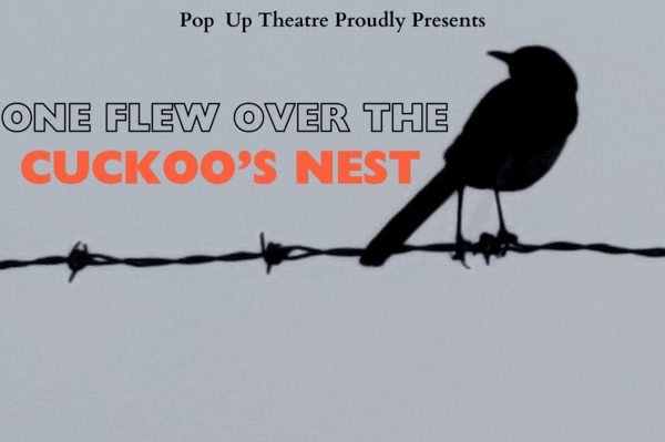 Graphic of blackbird in silhouette perched on a strip of barbed wire