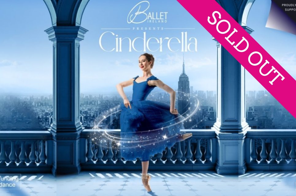 A ballerina in a blue dress, twirling in a dance