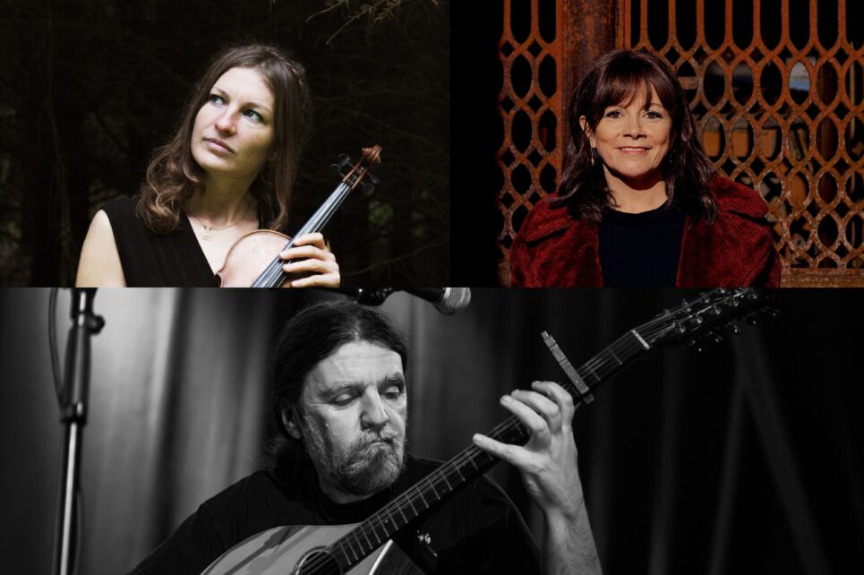 Cathy Jordan, Claudia Schwab and Seamie O'Dowd