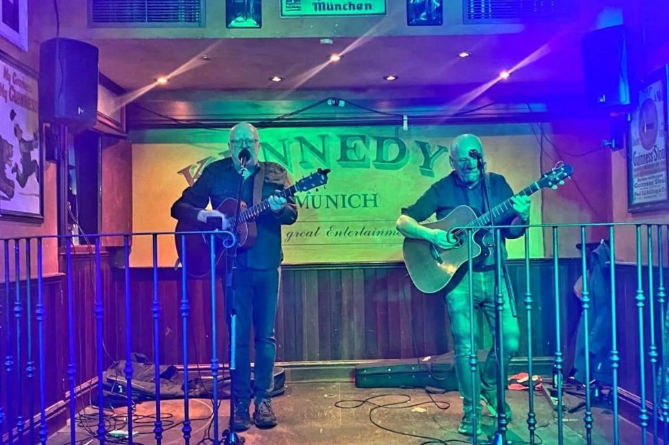 Eoin Troy and Seamie McGowan are performing Eoin Troy and Seamie McGowan are performing