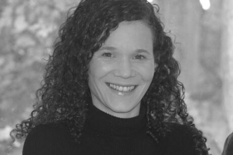 A black and white photograph of Isabel Claffey A black and white photograph of Isabel Claffey