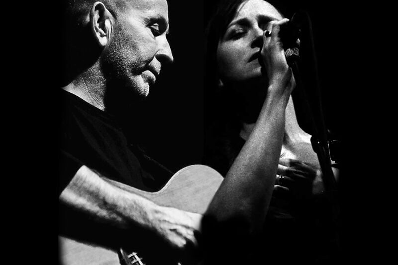 black and white photo of Kieran Goss & Annie Kinsella