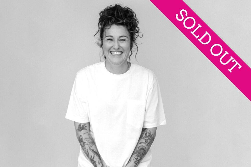 Black and white photo of Kyla Cobbler