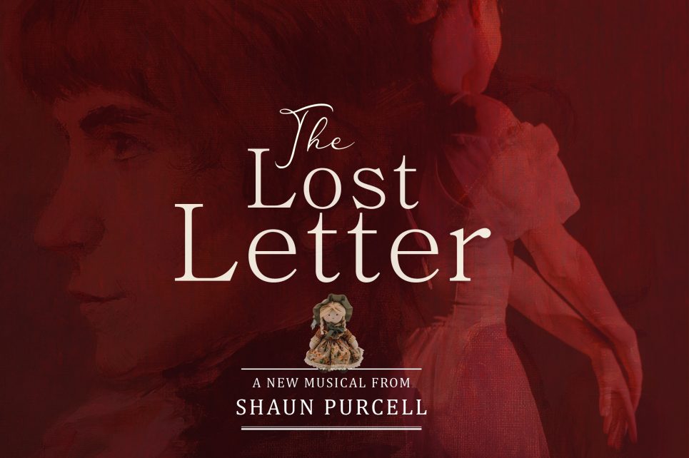 Title 'The Lost Letter' over red background 