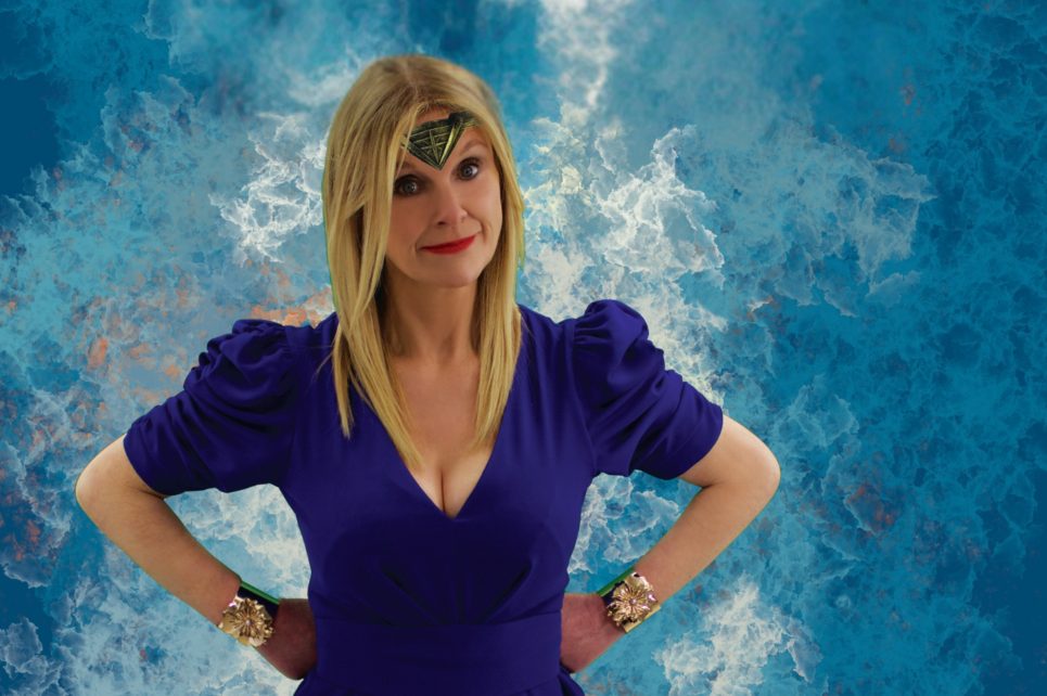 Sinéad Culbert dressed as Wonder Woman  Sinéad Culbert dressed as Wonder Woman