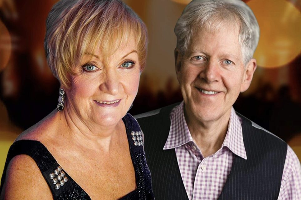 A photograph of Philomena Begley and Ray Lynam A photograph of Philomena Begley and Ray Lynam