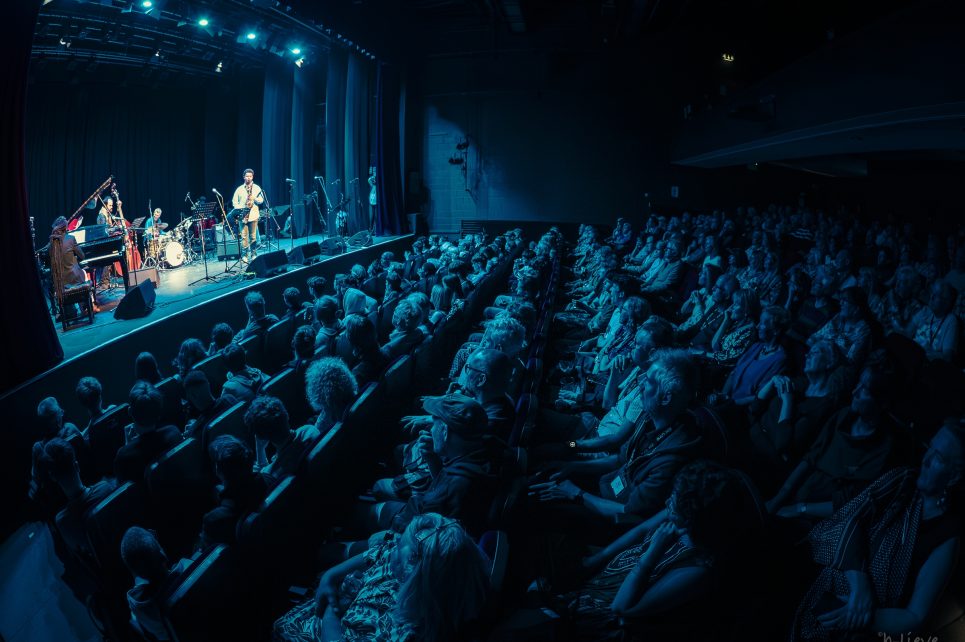 SJP Allstars on stage at Hawk's Well Theatre