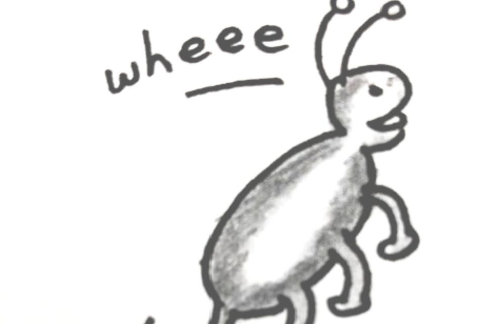 Doodle illustration of an ant for Soil Buddies kids workshop Doodle illustration of an ant for Soil Buddies kids workshop