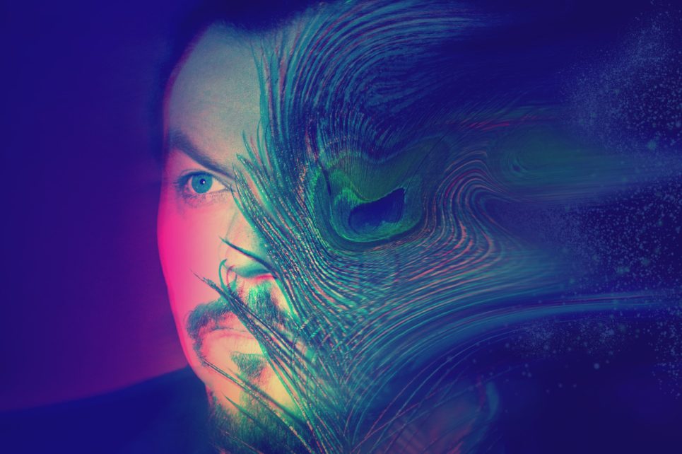 An artistic photo of Jack Lukeman. His face is half out of focus and half blurred. An artistic photo of Jack Lukeman. His face is half out of focus and half blurred.
