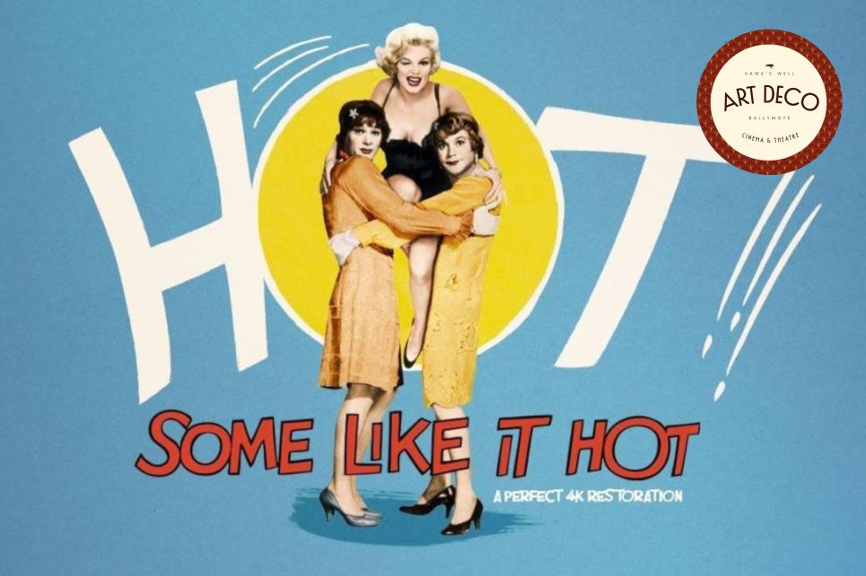 Animated poster image of classic film 'Some Like it Hot'