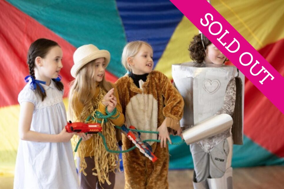 Kids dressed up for summer camp
